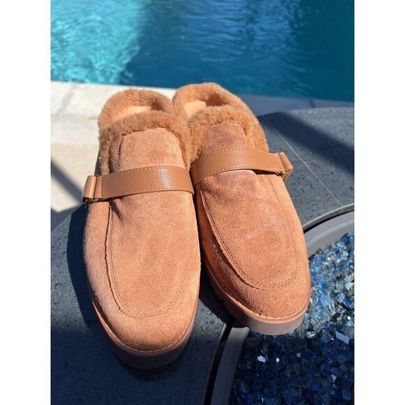 Vionic Kailen Women Faux Shearling Mule Orthotic Insole Arch Support Size 10 - Picture 5 of 10